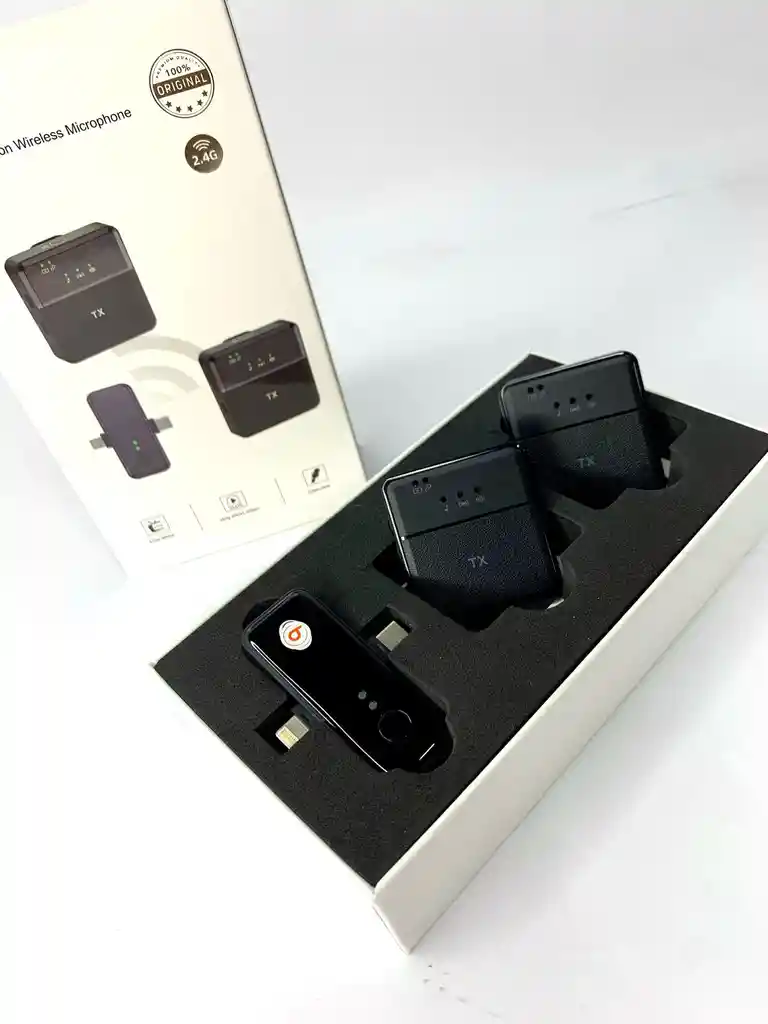 Microfono Solapa Sx31 Duo | Tipo C Y Iphone📱| Inalambrico | Alta Duración🔋 (alta Gama)