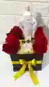 Caja Fina Con Rosas ,chocolates ,y Virjen