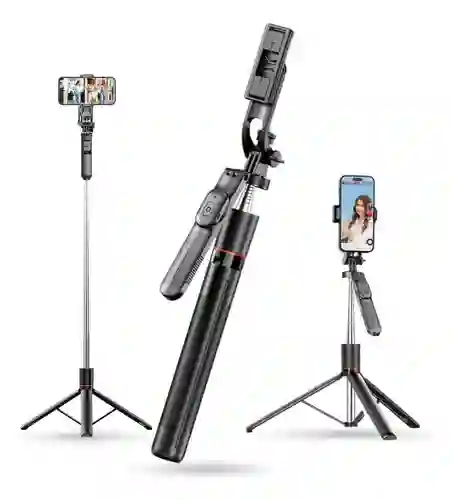 Trípode Palo Selfie Profesional Control Bluetooth Giro 80° Portátil Viajero Innovo F16