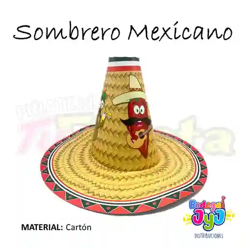 Sombrero Carton Mexicano