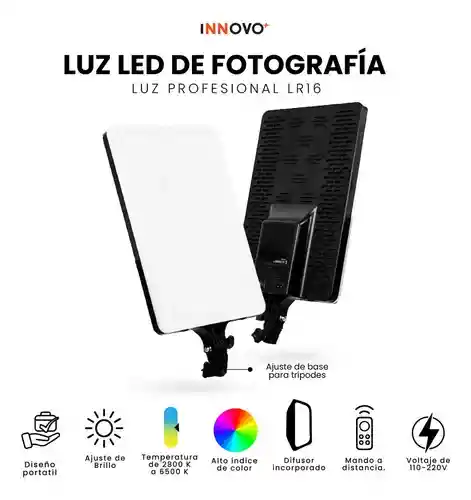 Panel De Luz Profesional 4000w Trípode Control Remoto Luz Blanco Puro Blanco Cálido Luz Amarillo