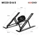 Soporte Para Laptop Notebooks Pc Portátil Con Ventilador Altura Ajustable Portátil Y Ergonómico