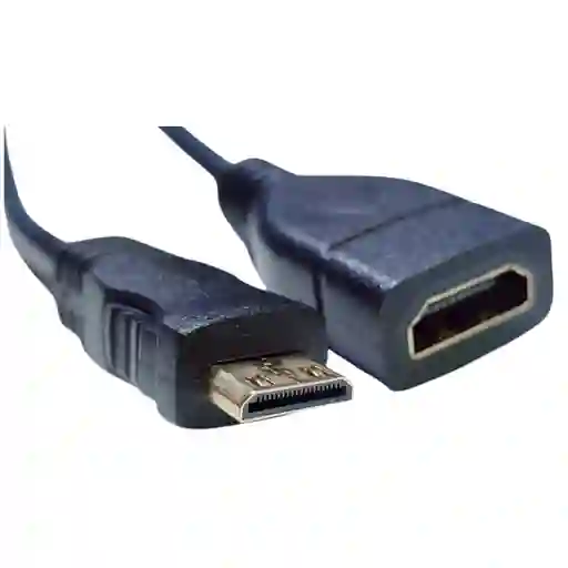 Adaptador Cable Mini Hdmi A Hdmi Hembra - Conecta Tu Cámara/dispositivo A Tv