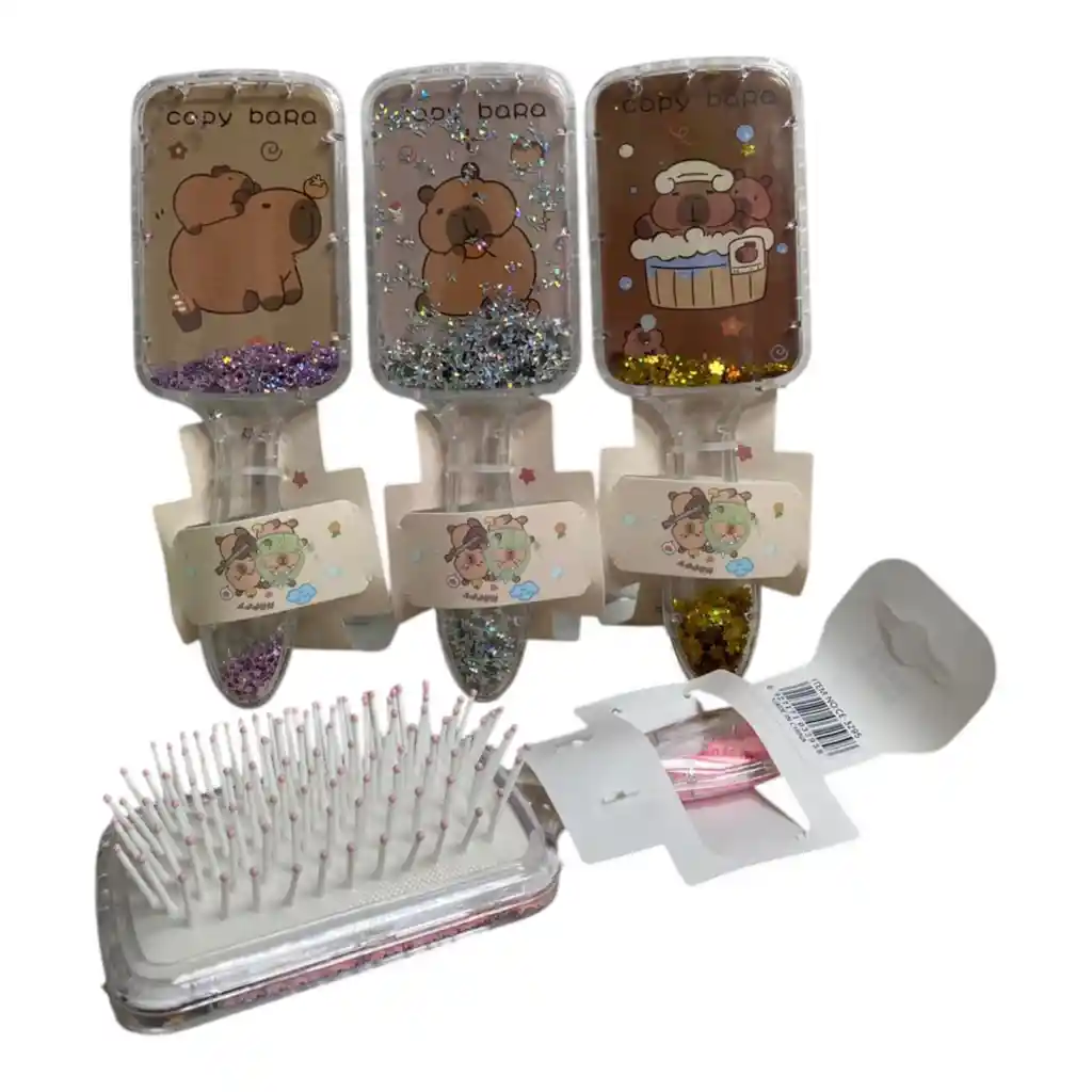 Cepillo Desenresante De Cabello Capybara Para Niñas