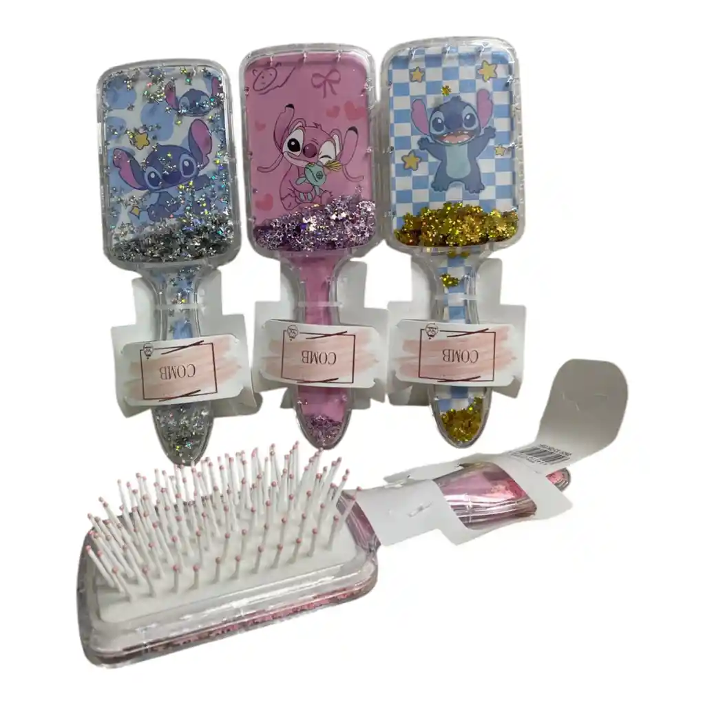 Cepillo Desenresante De Cabello Con Brillos