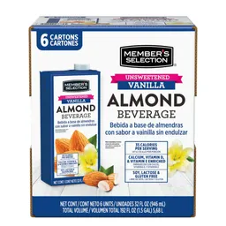 Bebida De Almendra Sin Endulzante 6 Unidades / 946 Ml