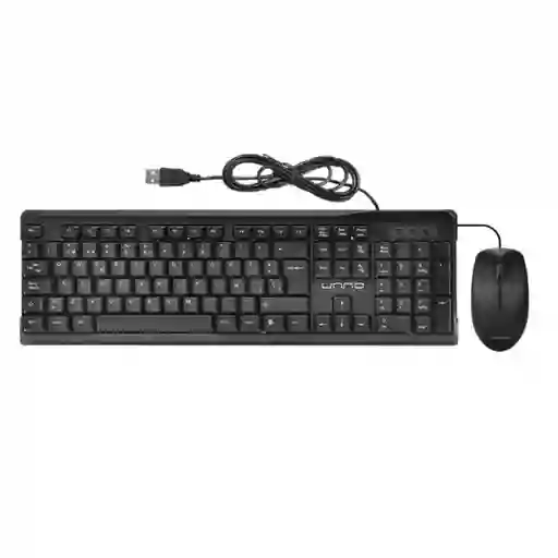 Combo Teclado Y Mouse Alambrico Basik