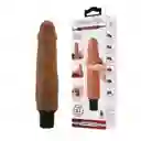 Vibrador Realista Waldorf 21 Cm Sliding Skin Chocolate Piel Deslizante