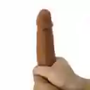 Vibrador Realista Waldorf 21 Cm Sliding Skin Chocolate Piel Deslizante