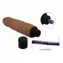 Vibrador Realista Waldorf 21 Cm Sliding Skin Chocolate Piel Deslizante
