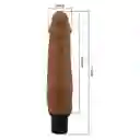 Vibrador Realista Waldorf 21 Cm Sliding Skin Chocolate Piel Deslizante