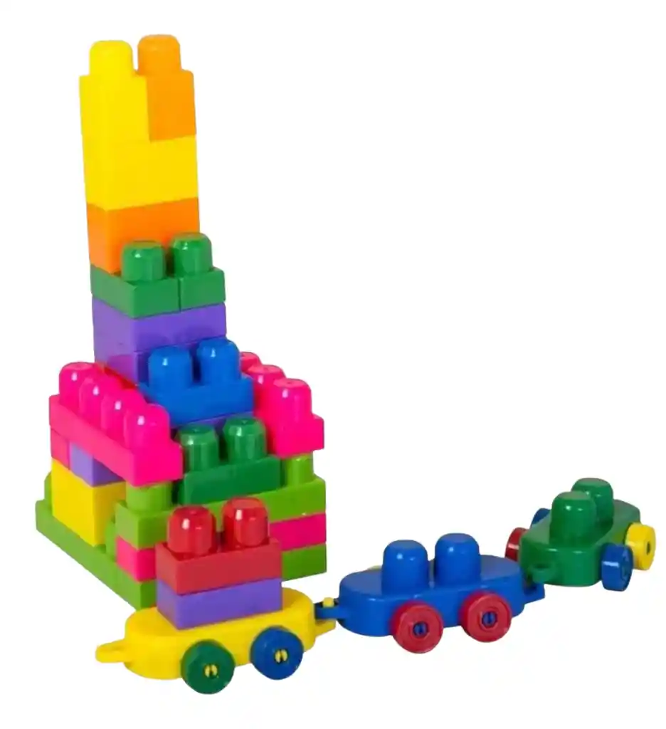 Juego Didactico Armatodo X120 Fichas Grande Plastica Multicolor