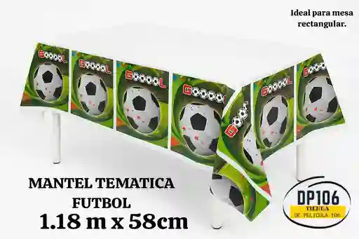 Mantel Desechable De Futbol