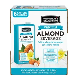 Bebida De Almendras Sabor Vainilla 6 Unidades / 946 Ml