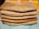 Pan Pita Rectangular Integral, Sin Gluten, 20cm X 10cm, 5 Unidades.