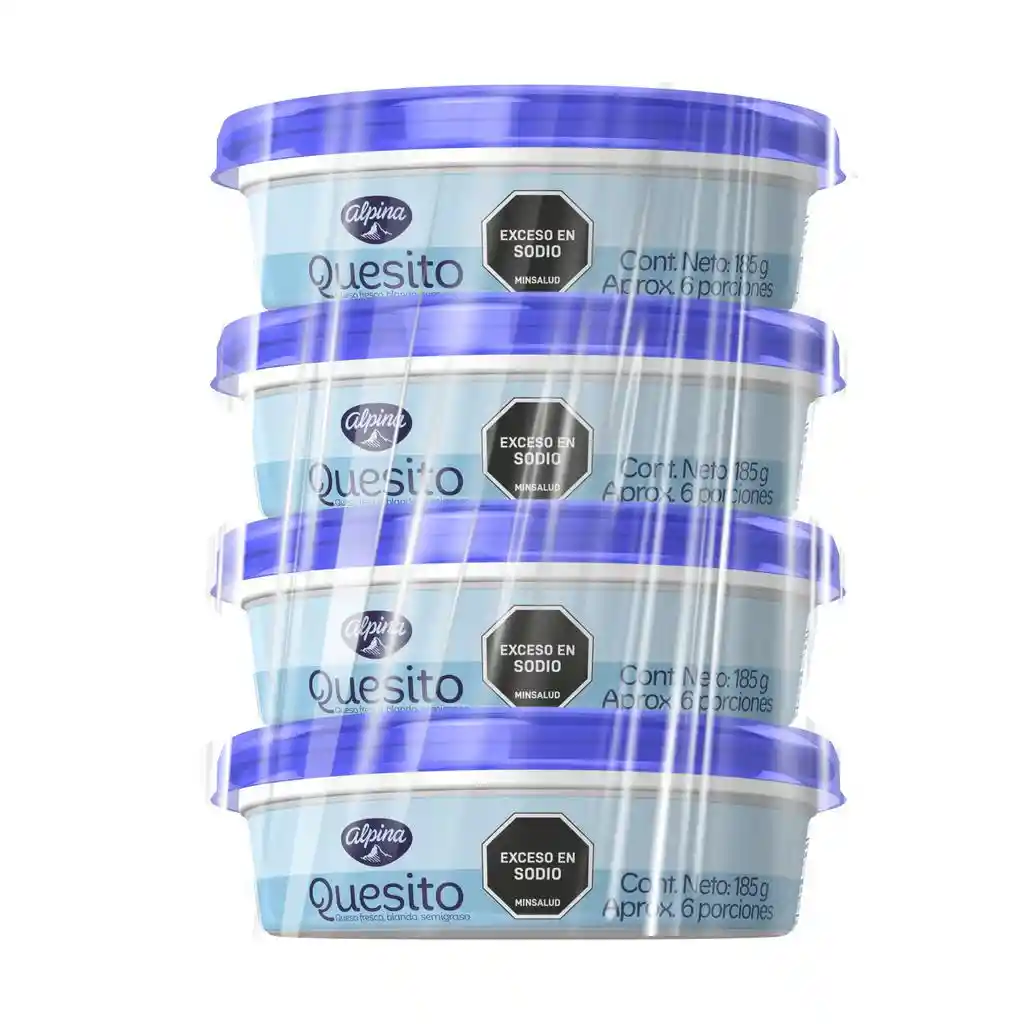 Alpina Quesito 4 Unidades / 185 G