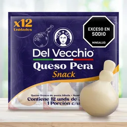 Del Vecchio Queso Pera 12 Unidades