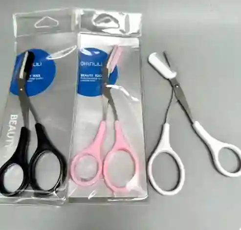 Tijeras Para Cejas Con Peine