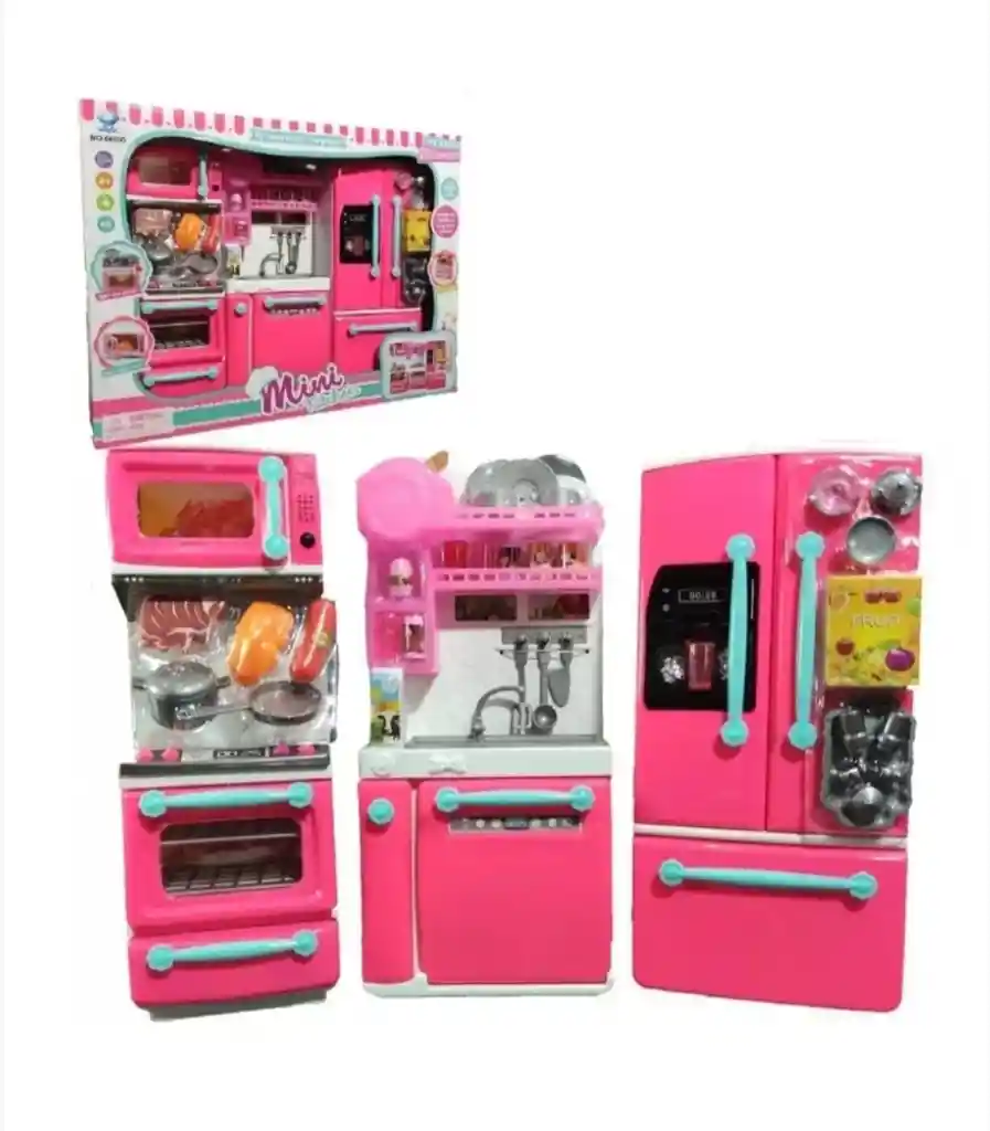 Juguete Para Niñas Mini Cocina Con Luz Y Sonidos