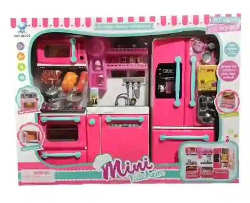 Juguete Para Niñas Mini Cocina Con Luz Y Sonidos