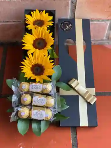 Girasoles Con Ferrero