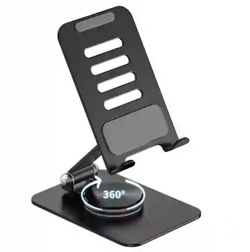 Soporte Celular Y Tablet Giro 360 En Acero