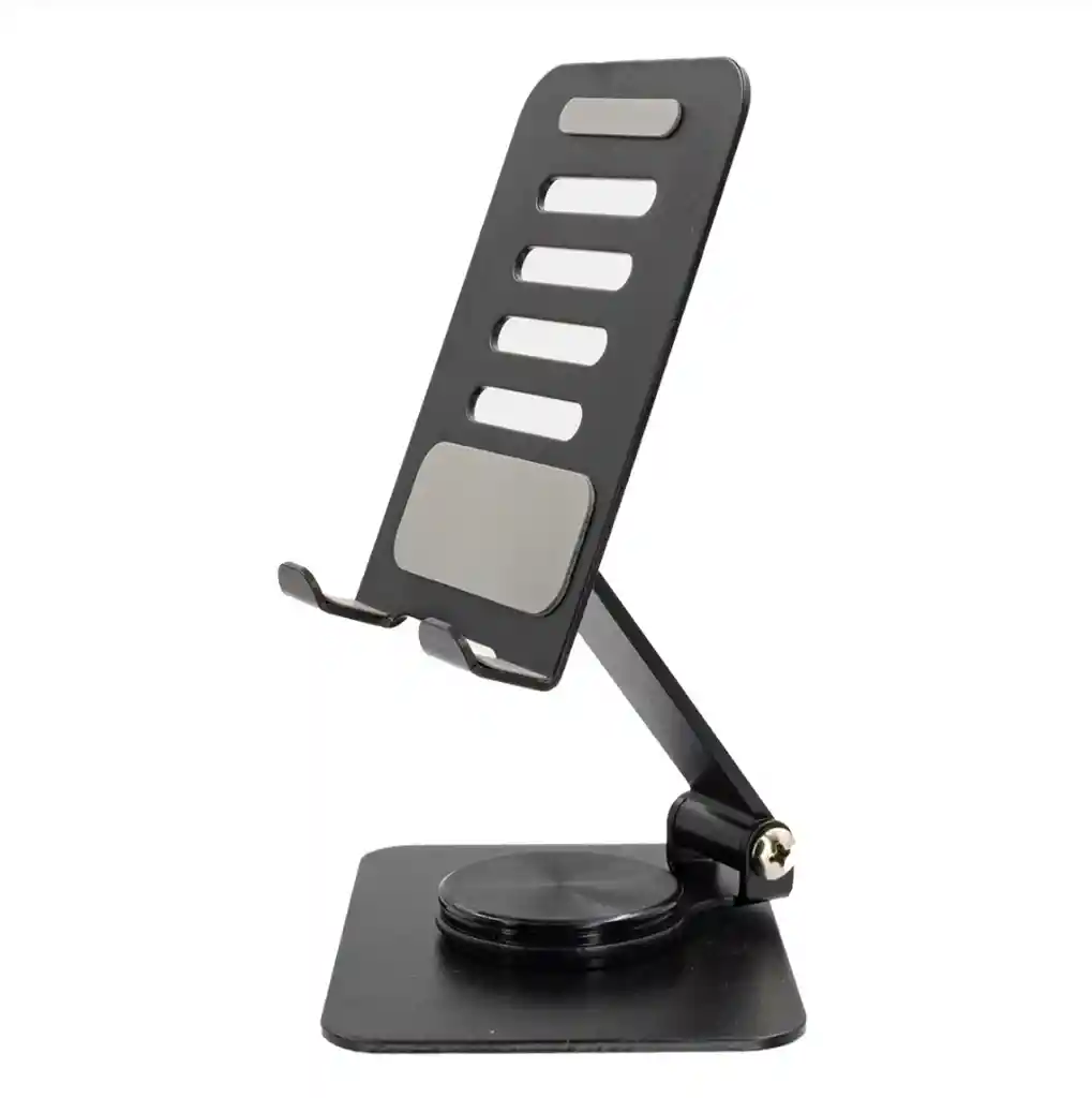 Soporte Celular Y Tablet Giro 360 En Acero