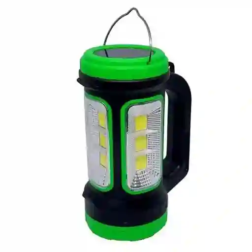 Linterna De Mano Con Panel Solar – Alta Potencia, Recargable, Ideal Para Camping Y Exteriores