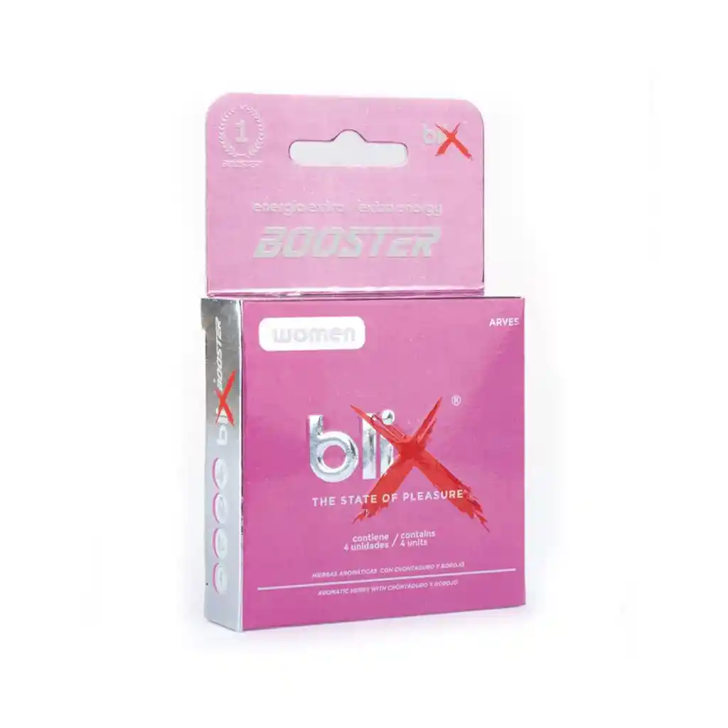 Potenciador Energia Sexual Blix Booster Afrodisíaco 100% Natural Para Mujer