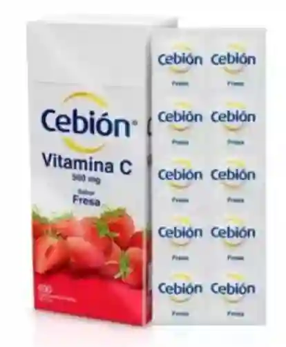 Cebion Vitamina C Sabor Fresa