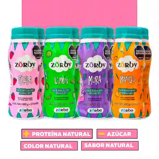 Zorby Bebida Láctea 8 Unidades / 180 G