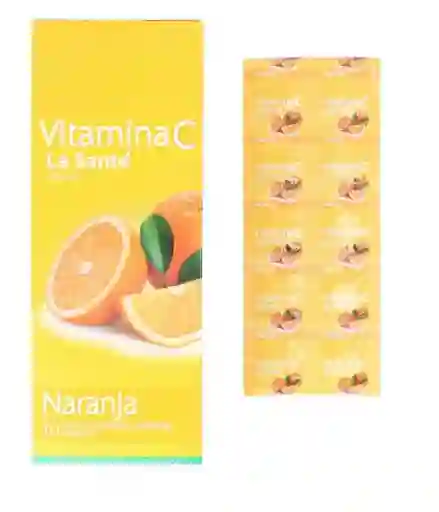 Vitamina C Naranja Blister X 10 Pastillas
