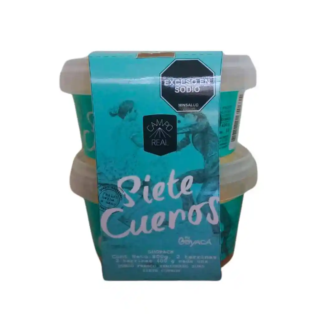 Campo Real Queso Siete Cueros 2 Unidades / 400 G