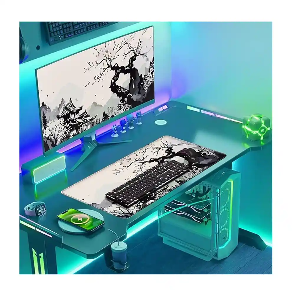 Alfombrilla De Mouse Anime Japonés Xxl Escritorio Completo