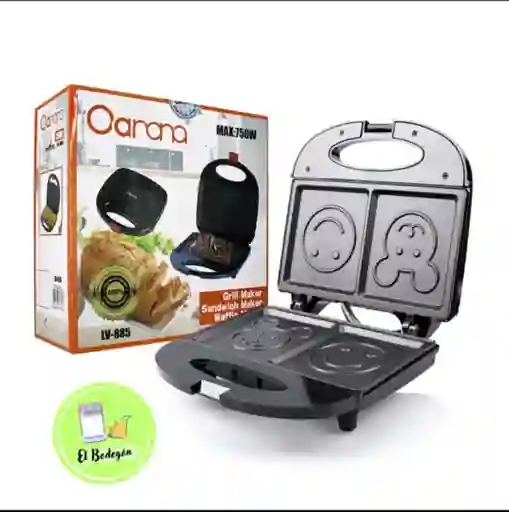 Sándwiches Tostadora Eléctrica Diseño Caritas