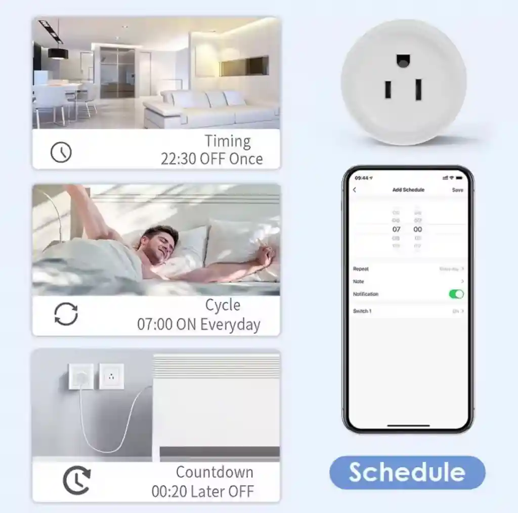 Enchufe Inteligente Wifi Smart Plug Google Nest Y Alexa