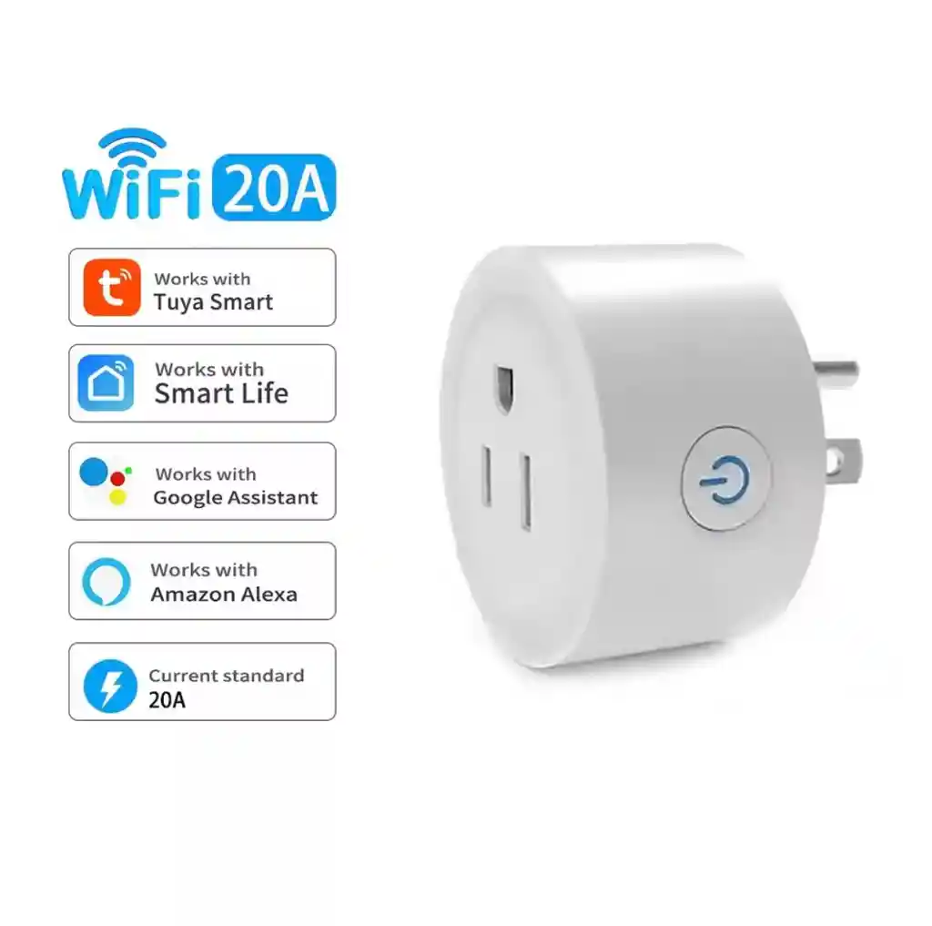 Enchufe Inteligente Wifi Smart Plug Google Nest Y Alexa