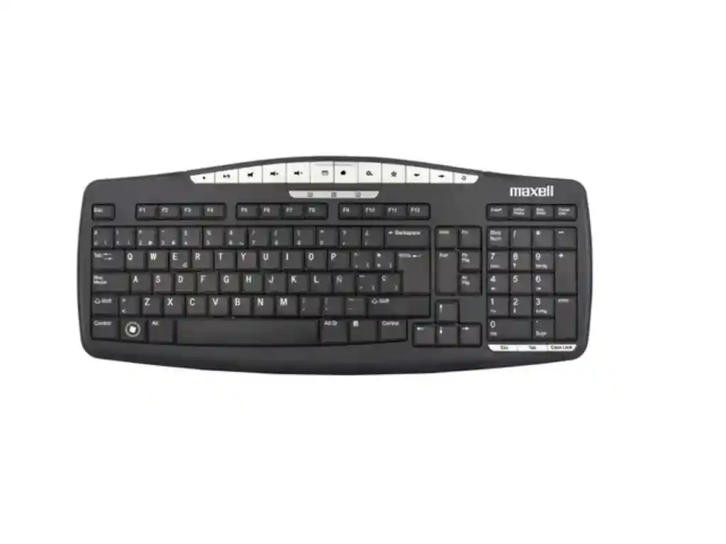 Teclado Usb De Cable Multimedia Tipo Oficina | Maxell Kb-100