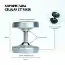 Soporte Celular Magnético Tripode Iman Gym 360° Negro