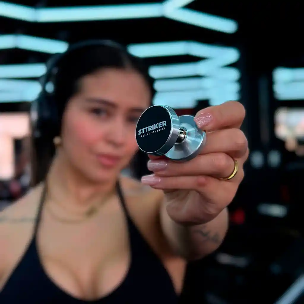 Soporte Celular Magnético Tripode Iman Gym 360° Negro