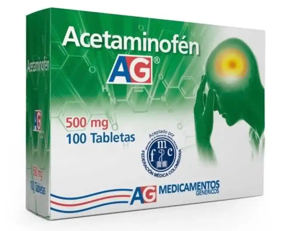 Acetaminofen 500 Blister X 10 Pastillas