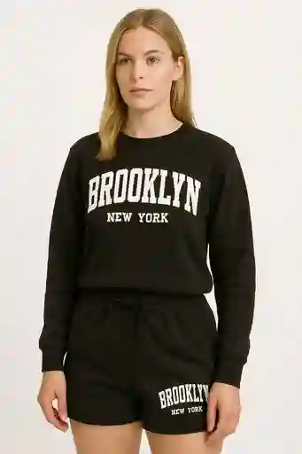 Sudadera Con Buso Y Shorts, Talla Unica