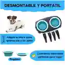 Comedero Elevado Para Mascotas Perros Y Gatos Color Azul, Rosado O Verde
