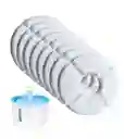 Filtros De Repuesto Para Fuente De Agua Para Mascotas Por Unidad Color Blanco