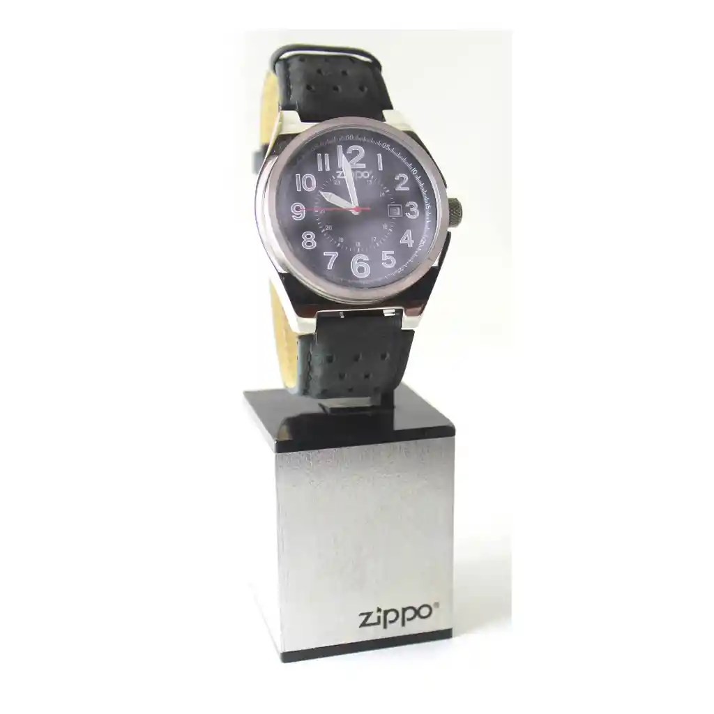 Reloj Deportivo Zippo En Cuero