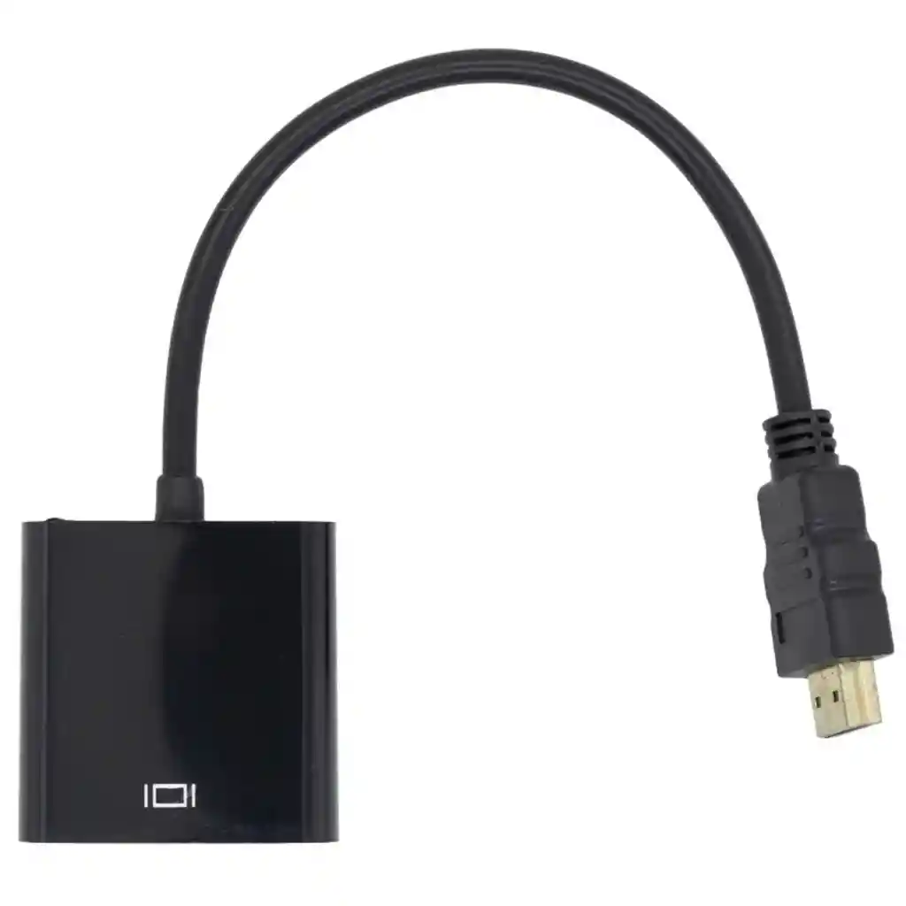 Adaptador Hdmi A Vga Ot5165 Color Negro
