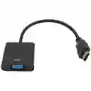 Adaptador Hdmi A Vga Ot5165 Color Negro