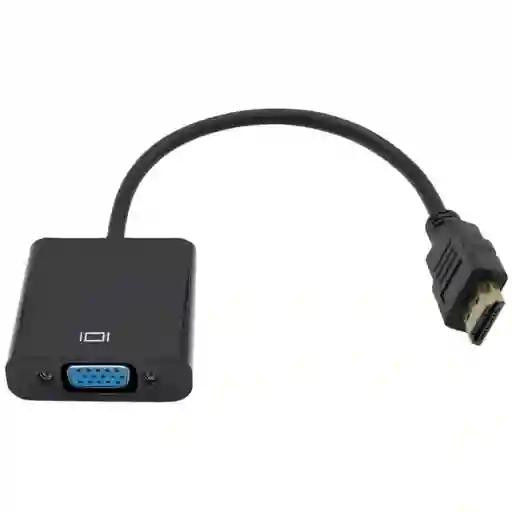 Adaptador Hdmi A Vga Ot5165 Color Negro