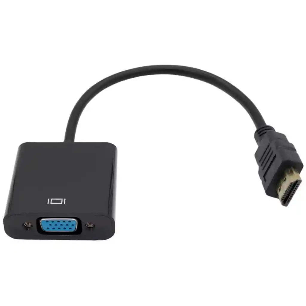 Adaptador Hdmi A Vga Ot5165 Color Negro