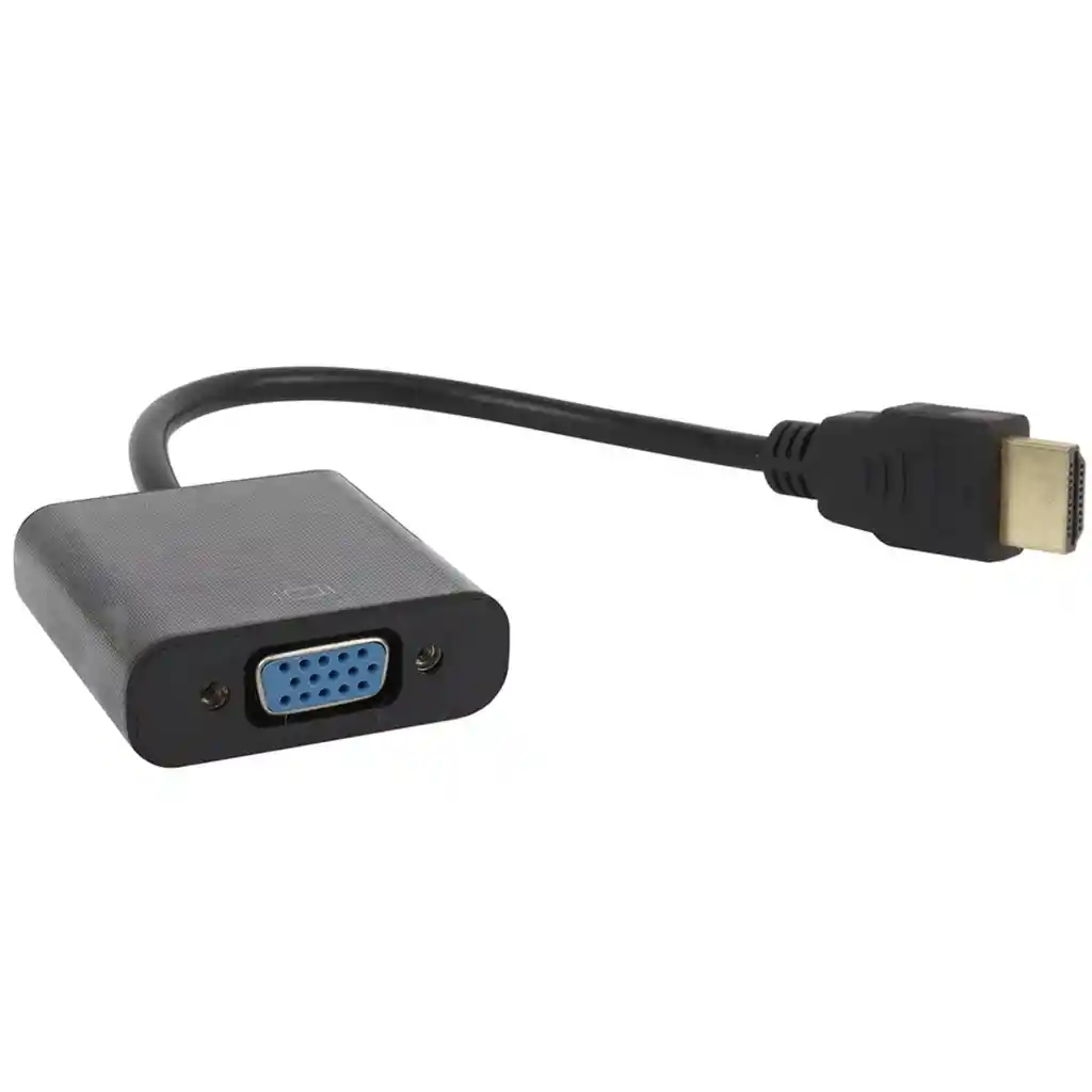 Adaptador Hdmi A Vga Ot5165 Color Negro